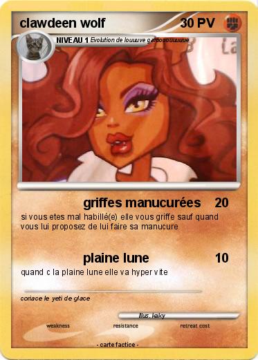 Pokemon clawdeen wolf