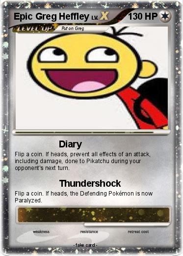 Pokemon Epic Greg Heffley