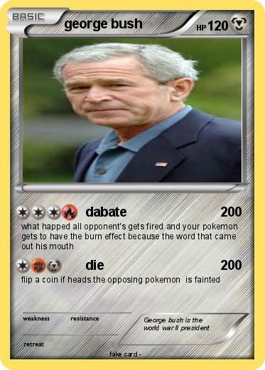 Pokemon george bush
