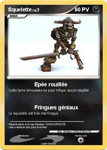 Pokemon Squelette