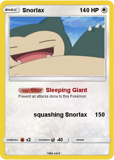 Pokemon Snorlax