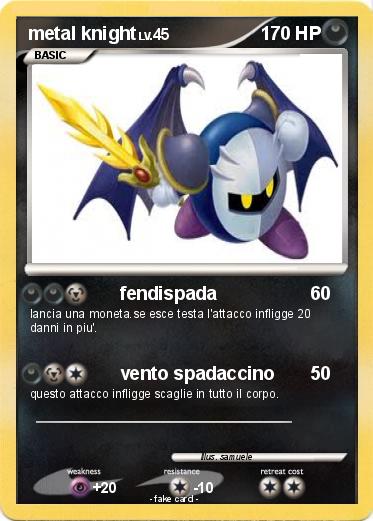 Pokemon metal knight