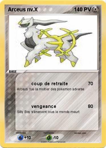 Pokemon Arceus nv.X