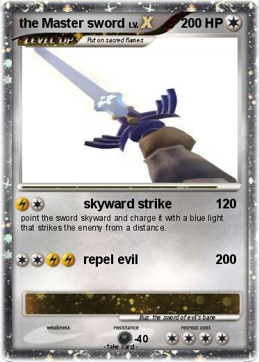Pokemon the Master sword