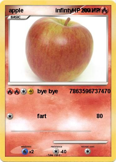 Pokemon apple                    infintyHP ////////////
