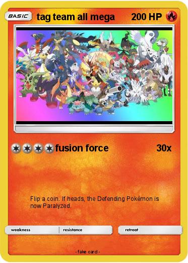 Pokemon tag team all mega
