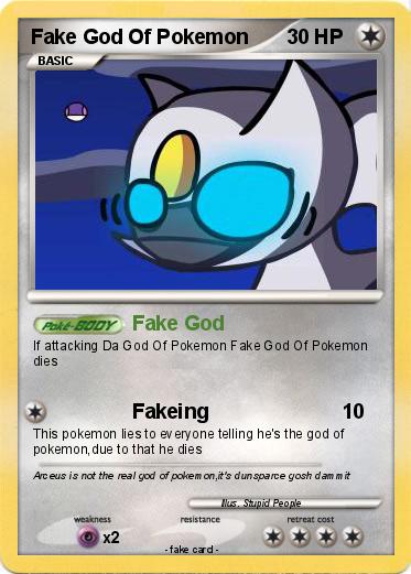 Pokemon Fake God Of Pokemon