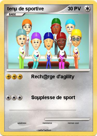 Pokemon tenµ de sportive