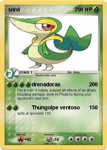 Pokemon snivi