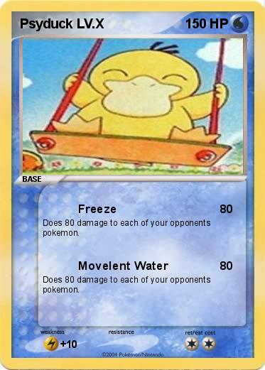 Pokemon Psyduck LV.X