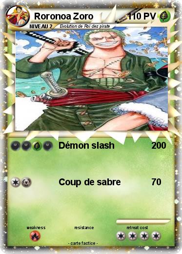 Pokemon Roronoa Zoro