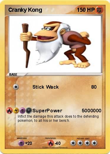 Pokemon Cranky Kong
