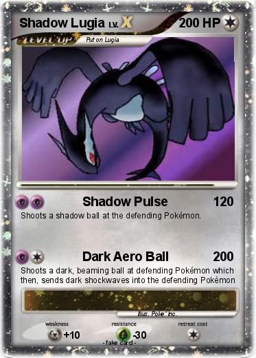 Pokemon Shadow Lugia