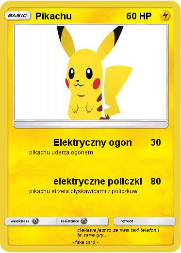 Pokemon Pikachu