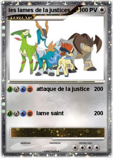 Pokemon les lames de la justices