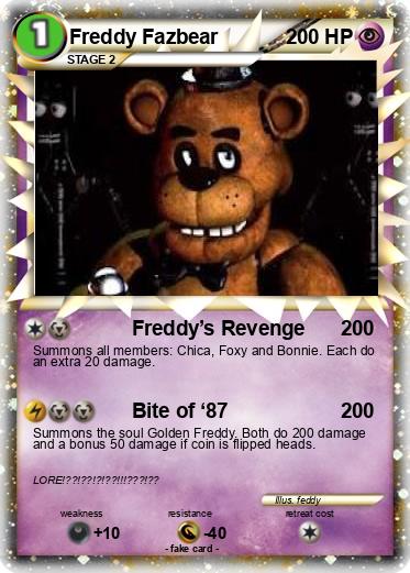 Pokemon Freddy Fazbear