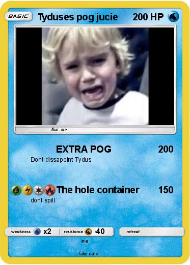 Pokemon Tyduses pog jucie