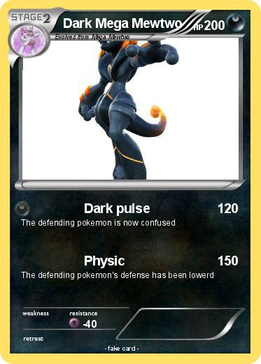 Pokemon Dark Mega Mewtwo
