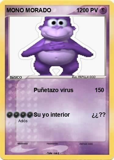 Pokemon MONO MORADO                1