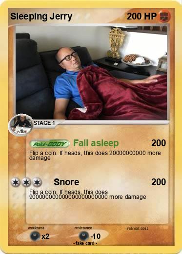 Pokemon Sleeping Jerry