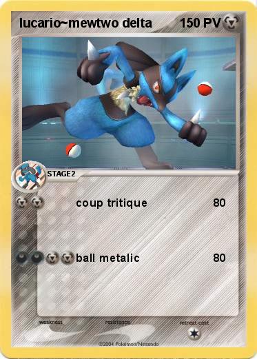 Pokemon lucario~mewtwo delta
