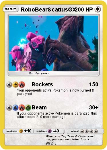 Pokemon RoboBear&cattusGX