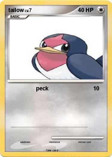 Pokemon tailow
