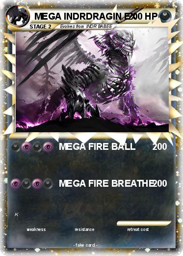 Pokemon MEGA INDRDRAGIN EX