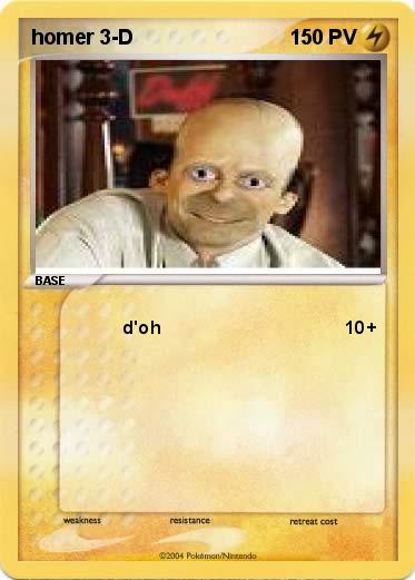 Pokemon homer 3-D
