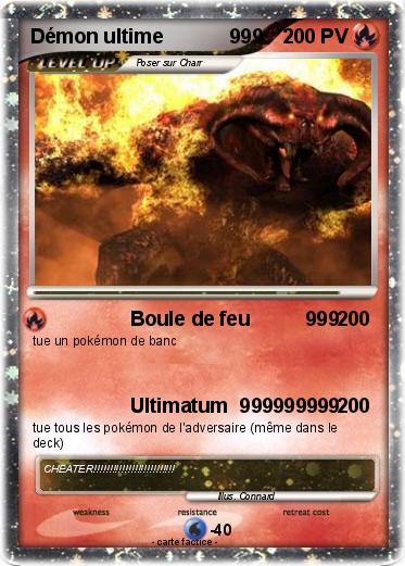 Pokemon Démon ultime            999                           999