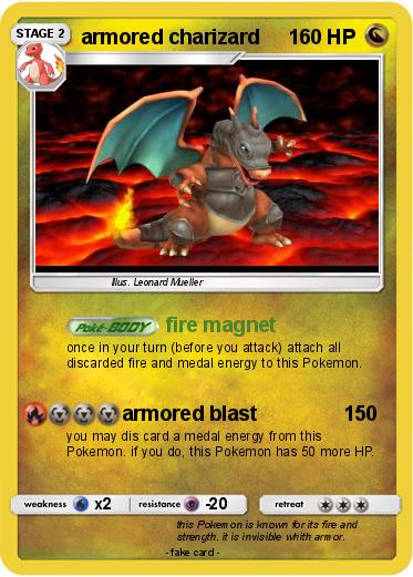 Pokemon armored charizard