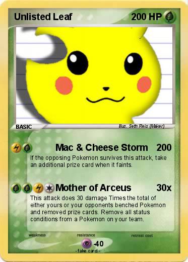 Pokemon Unlisted Leaf