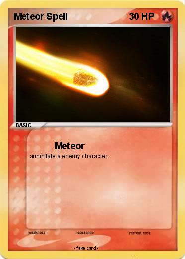 Pokemon Meteor Spell