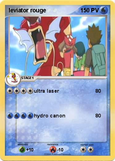 Pokemon leviator rouge