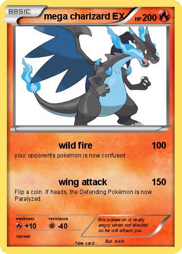 Pokemon mega charizard EX