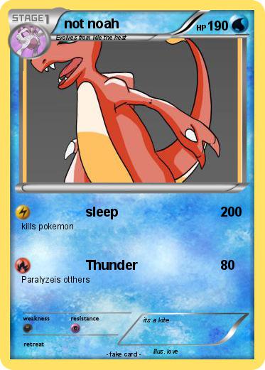 Pokemon not noah