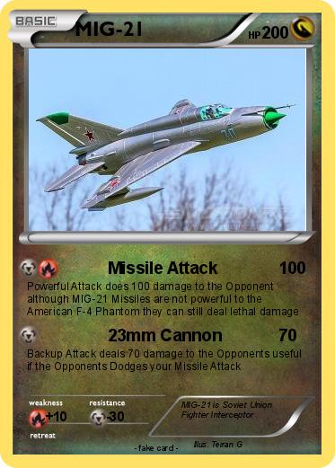 Pokemon MIG-21