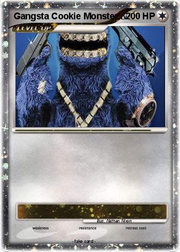 Pokemon Gangsta Cookie Monster