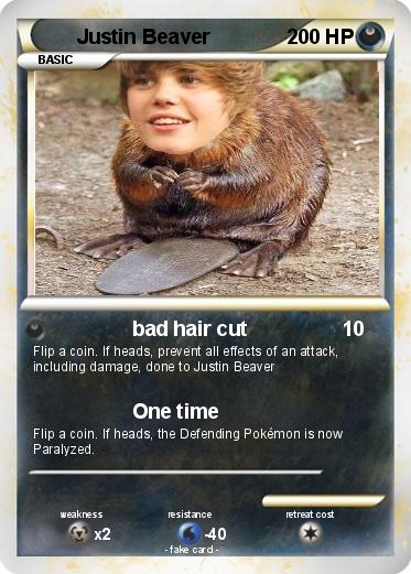 Pokemon Justin Beaver