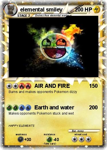 Pokemon elemental smiley