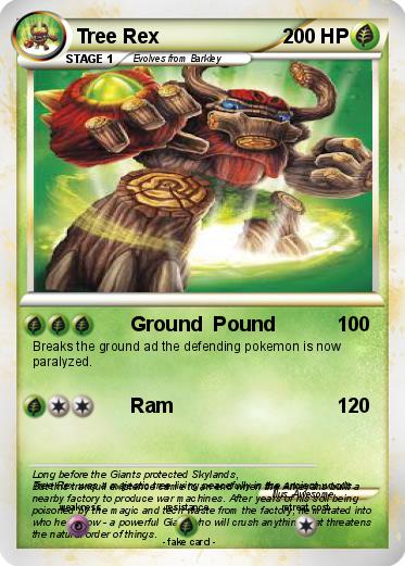 Pokemon Tree Rex