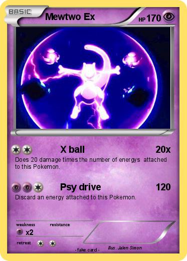 Pokemon Mewtwo Ex