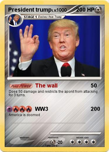 Pokemon President trump