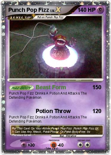 Pokemon Punch Pop Fizz