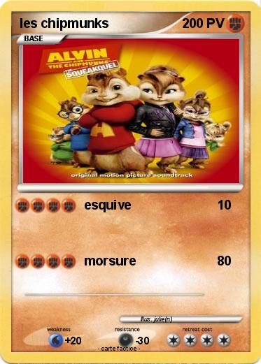 Pokemon les chipmunks