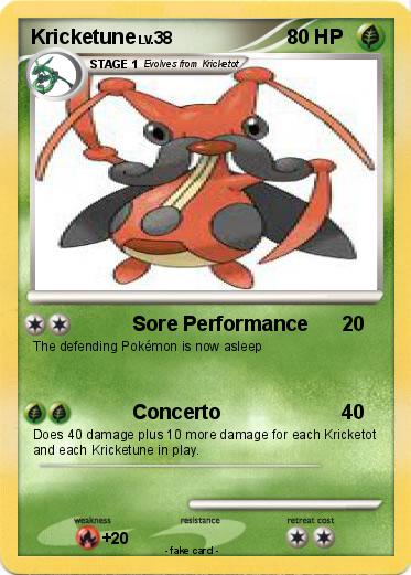 Pokemon Kricketune