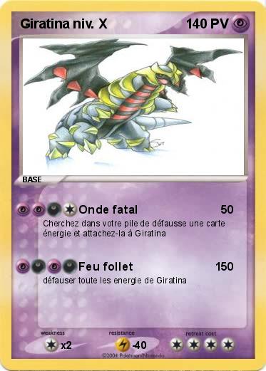 Pokemon Giratina niv. X