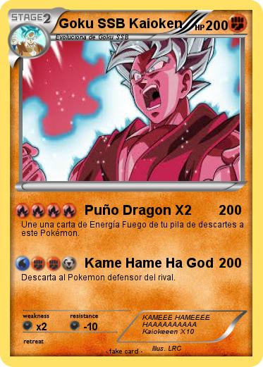 Pokemon Goku SSB Kaioken