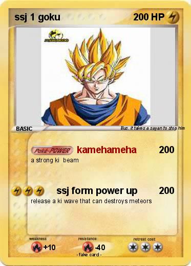 Pokemon ssj 1 goku
