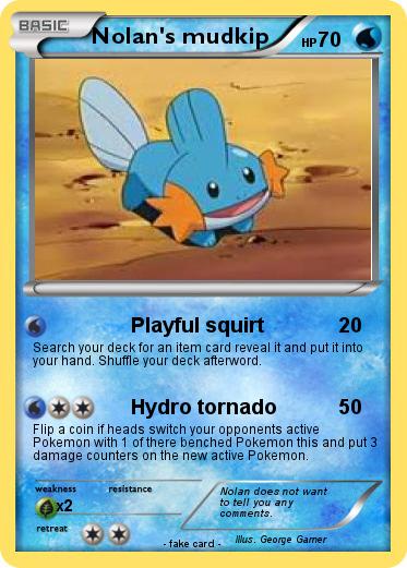 Pokemon Nolan's mudkip
